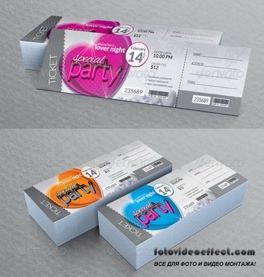 GraphicRiver - Special Party Event Ticket - 6591894