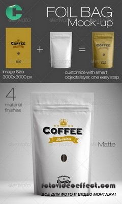 GraphicRiver - Foil Bag Mock-up