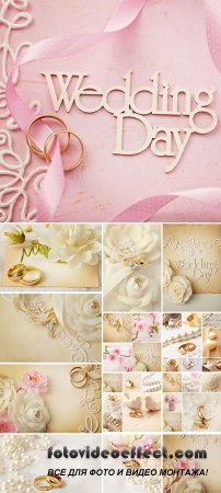 Stock Photo: Wedding background