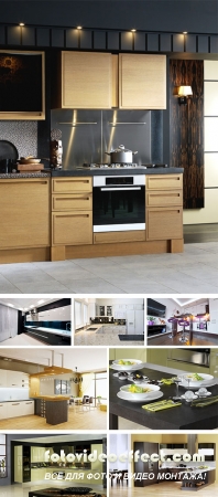 Stock Photo: Modern interior kitchen 2 design