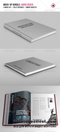 Hard Cover Book Mock-up