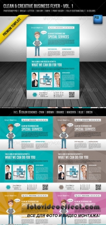 Clean & Creative Business Flyer – Vol. 1