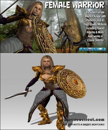 Arteria 3D Female Warrior