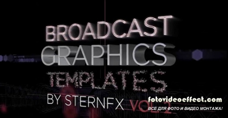 Broadcast Graphics Templates Vol. 2 - Project for After Effects