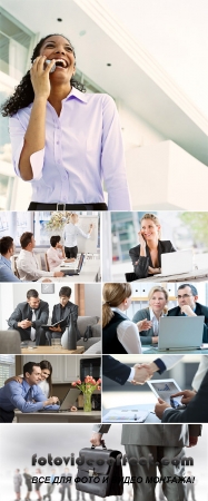 Stock Photo: People and business