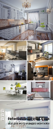  Stock Photo: Modern kitchen interior 5