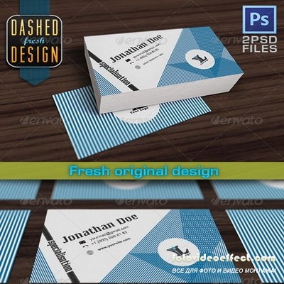 GraphicRiver - Dashed Designed Business Card