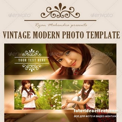 GraphicRiver - Vintage Modern Photo Template