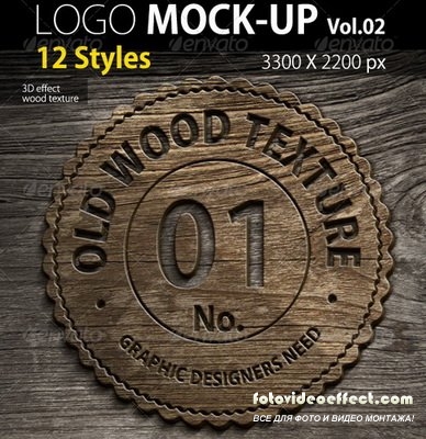 GraphicRiver - 12 Photorealistic Logo Mock ups Front View Ver.01