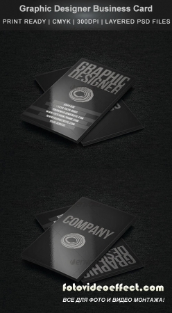 Graphic Designer Business Card 1