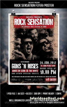 Rock Sensation Flyer / Poster