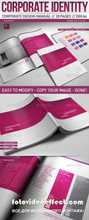 Corporate Design Manual Guide DIN A4 // 28 Pages