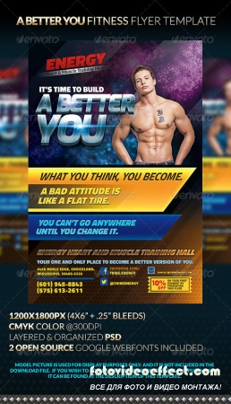 A BETTER YOU Fitness Flyer Template