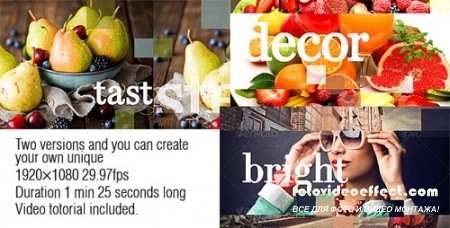 Flat cell style slideshow - Project for After Effects (Videohive)