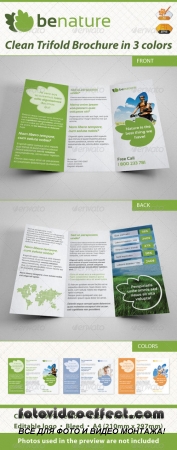 Be Nature Business Trifold Brochure