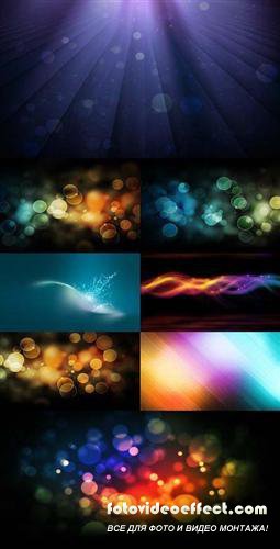 Varicoloured abstract backgrounds