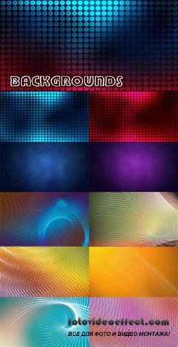 Varicoloured abstract backgrounds - 2