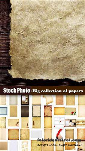 Stock Photo - Big collection of papers