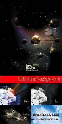 Stock vector - Futuristic Background Stock vector - Futuristic Background