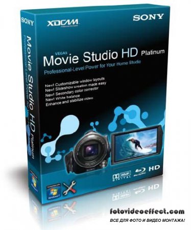 Sony Vegas Movie Studio HD Platinum 10.0 Build 179 + Update Russian by Grigorich