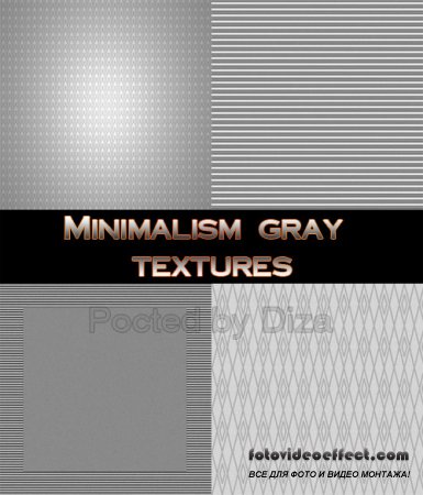 Minimalism gray textures
