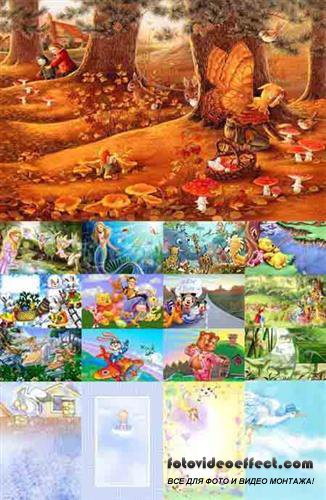   - Collection of children's backgrounds