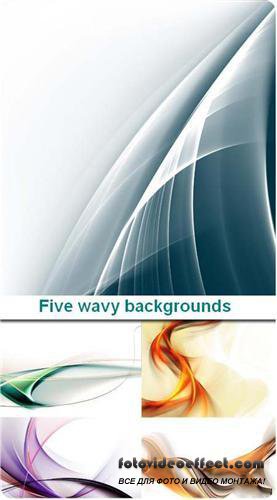 Five wavy backgrounds (  )