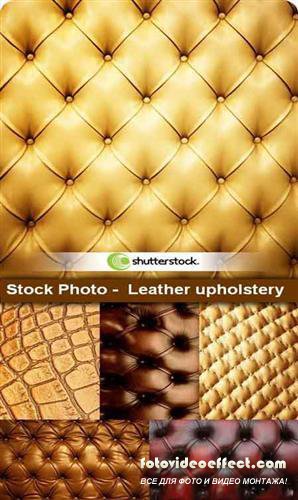 Stock Photo - Leather upholstery ( )