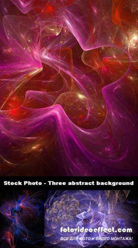 Stock Photo - Three abstract background