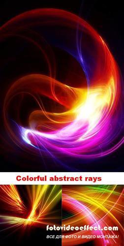 Colorful abstract rays ( )