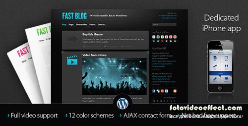 Themeforest - Wordpress - Fast Blog v1.3