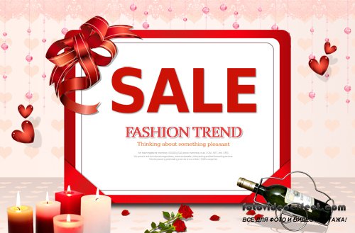 PSD material warm holiday sales poster