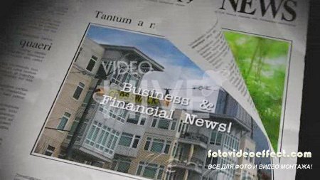 The Newspaper - Project for After Effects (Videohive.55645)