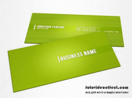 Green Dots Business Card