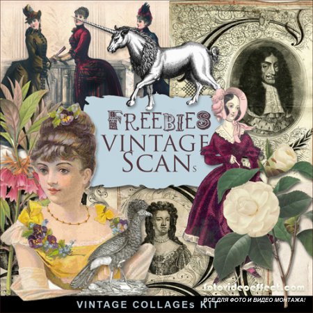 Scrap-kit - Vintage Collages