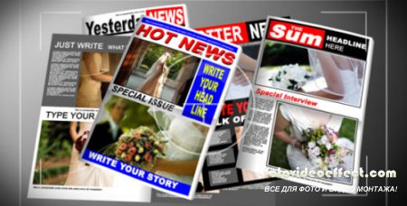 VideoHive Paparazzi Tabloid Newspaper 118929