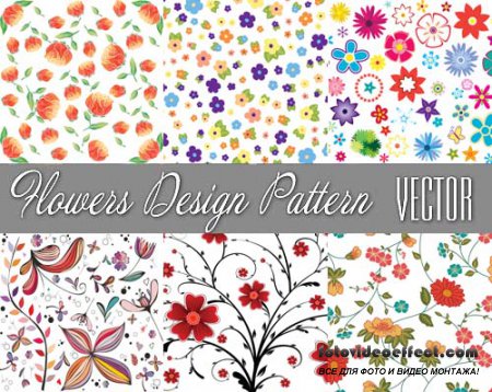 Vectors - Flowers Design Pattern