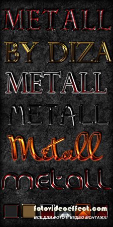 Color metall styles