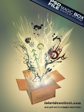 Magic box PSD