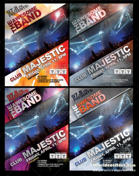 MUSIC BAND event poster - GraphicRiver