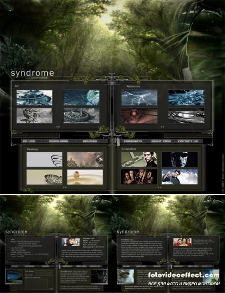 Green Site PSD Template