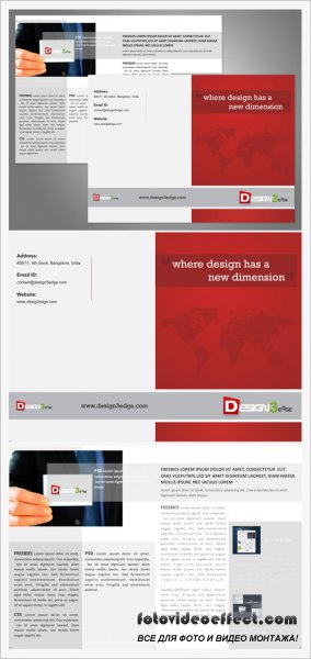 Creative brochure design Vector