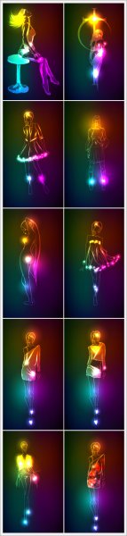 Girl Neon Light