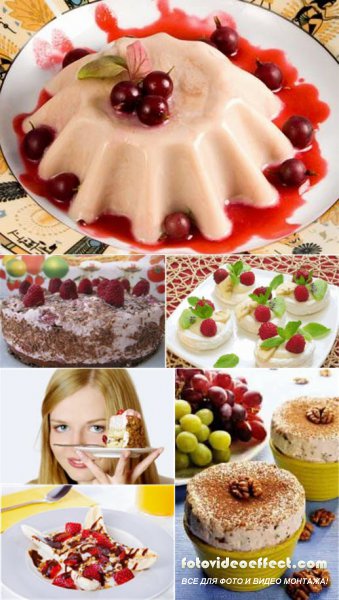 Клипарт - Десерты и выпечка