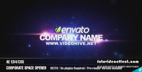 VideoHive AE Corporate Space Opener 162307