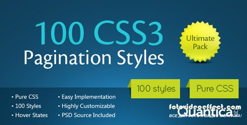 100 CSS3 Pagination Styles - CodeCanyon