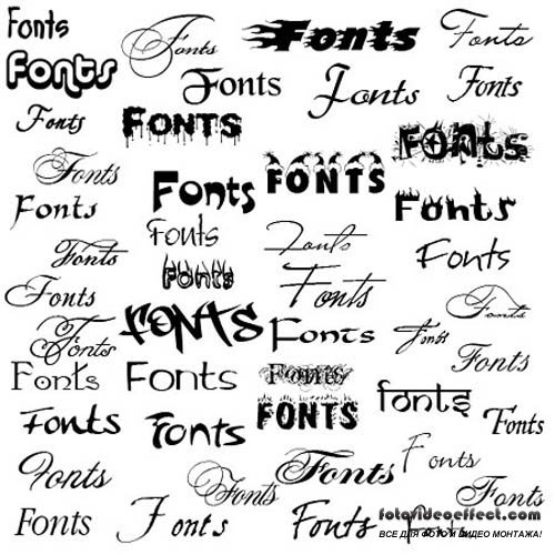 Over 1000 free fonts
