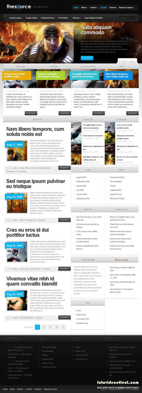 The Source premium WordPress Theme