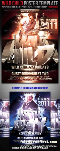 GraphicRiver - WildChild Poster/Flyer Template