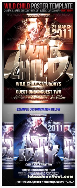 WildChild Poster/Flyer Template - GraphicRiver